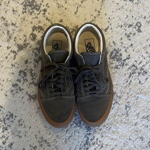 Vans Men's Black and Brown Sneakers